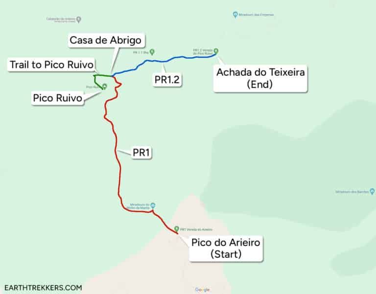 Best Way To Hike Pico Do Arieiro To Pico Ruivo PR1 Madeiras 1