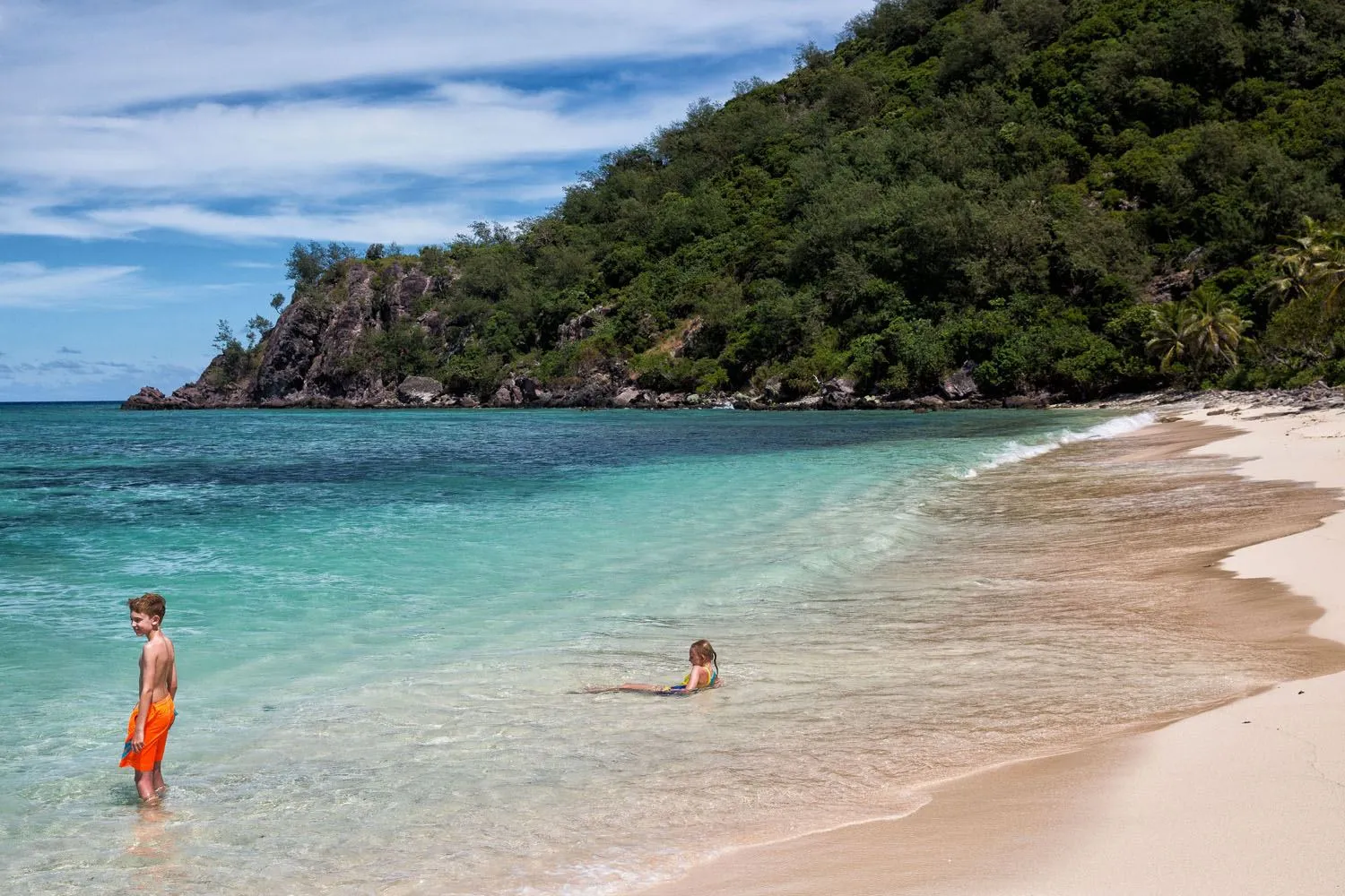 At the Beach in Fiji