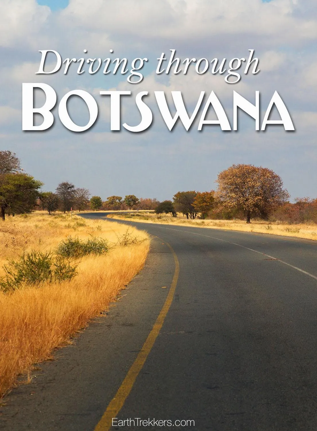 Driving in Botswana