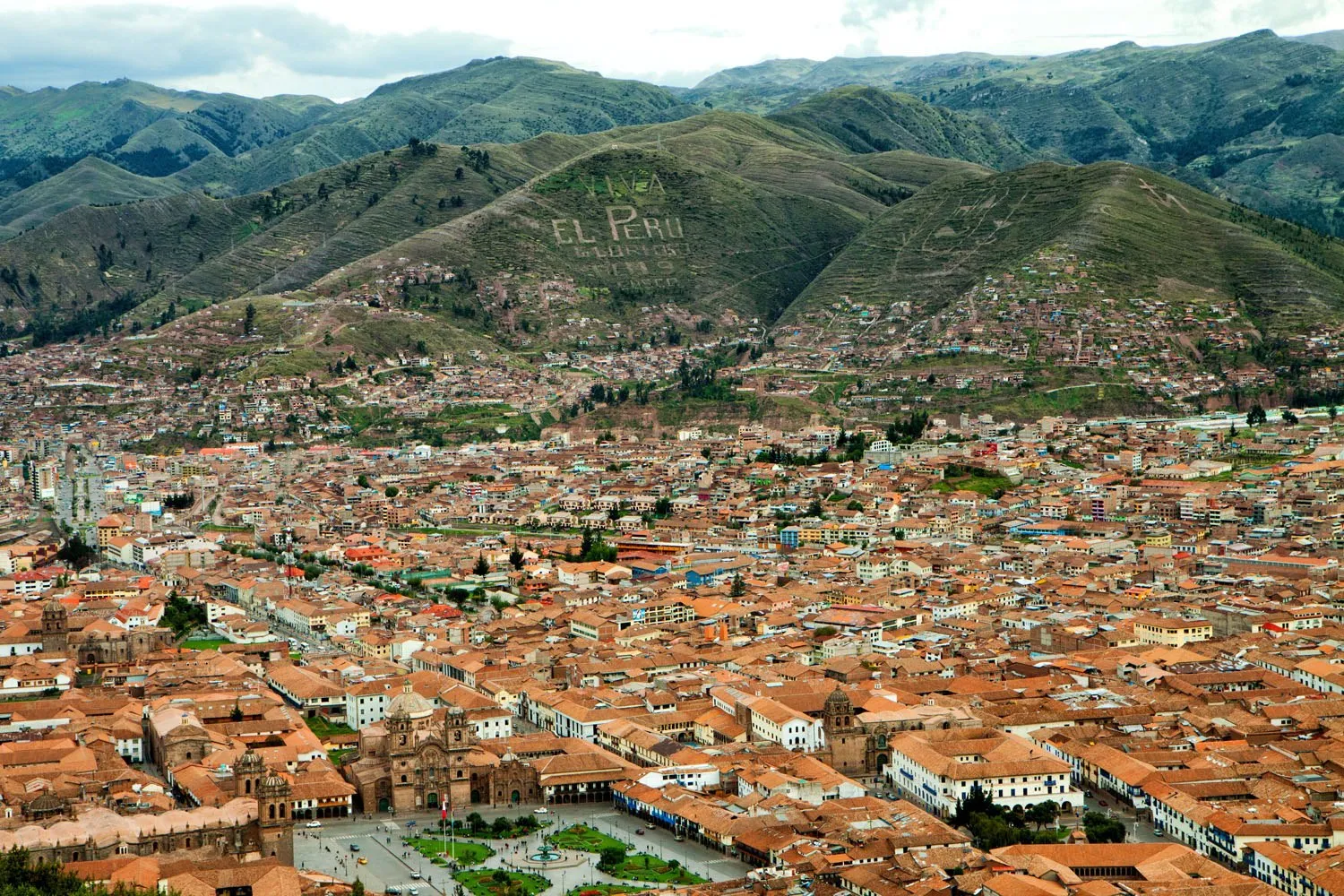 Overlooking Cusco Peru