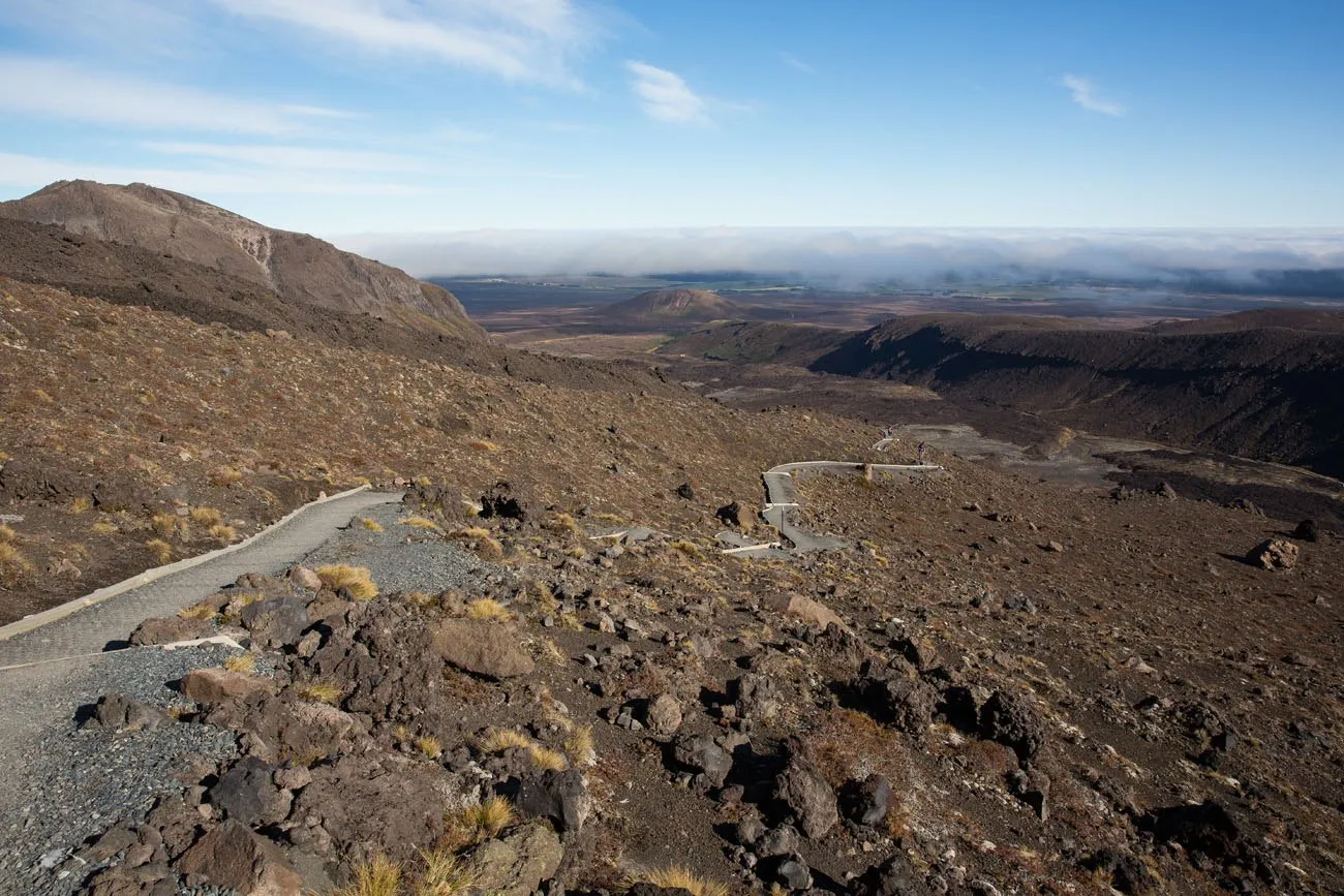 Hiking up Mt Doom