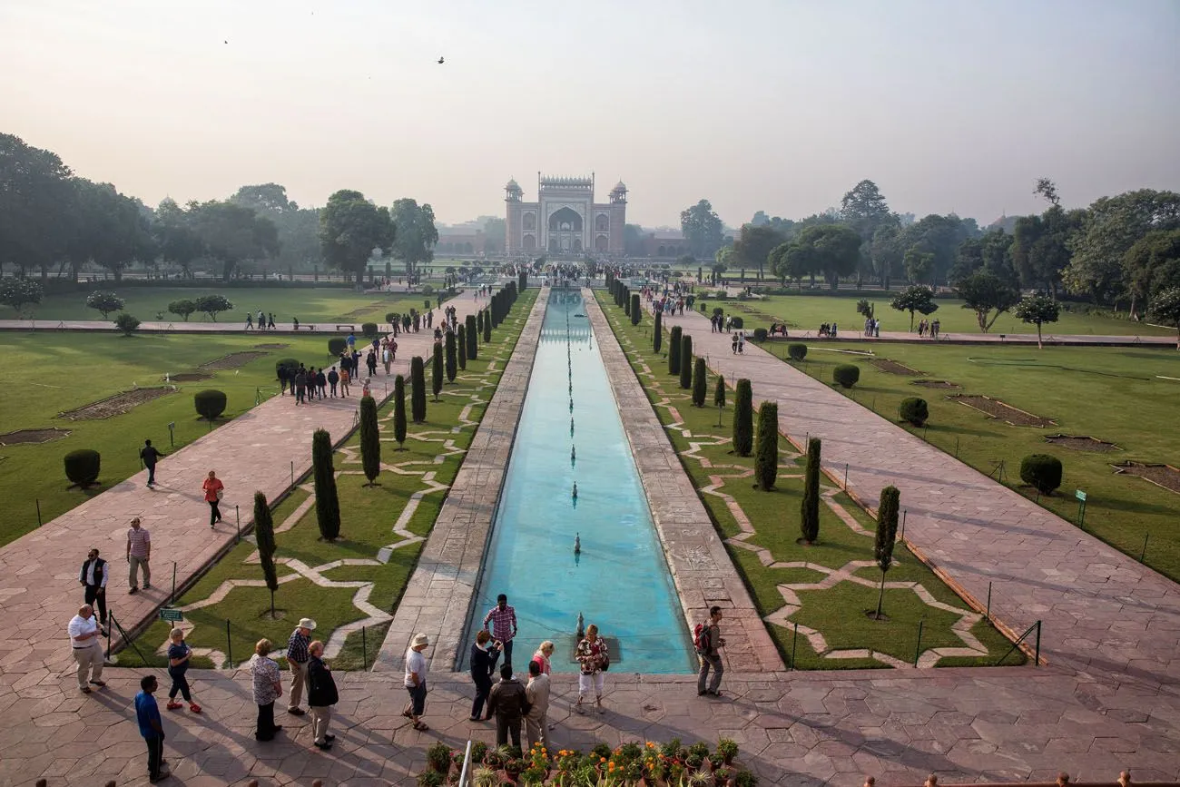 View from Taj Mahal