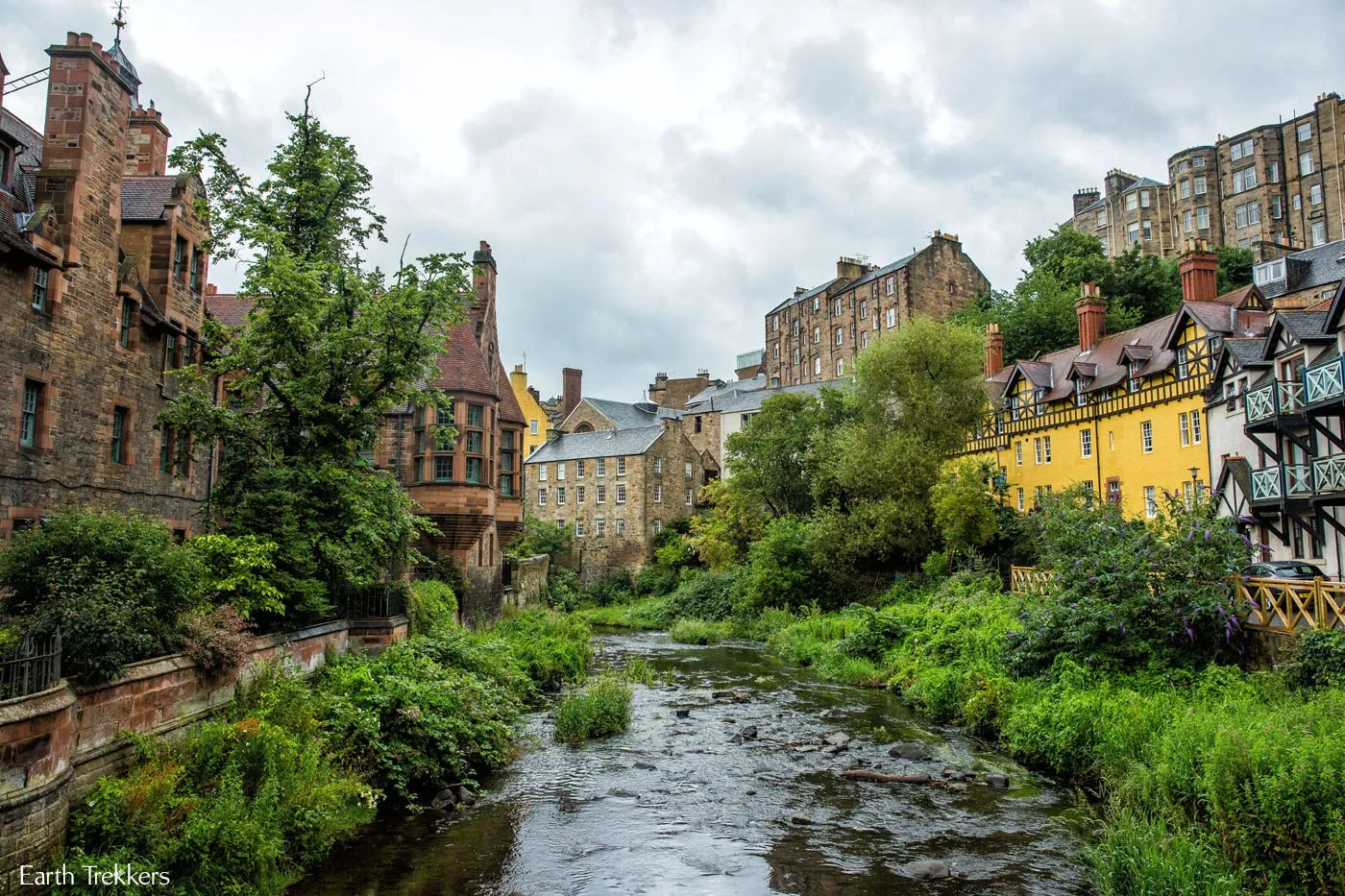 Dean Village View from Bridge