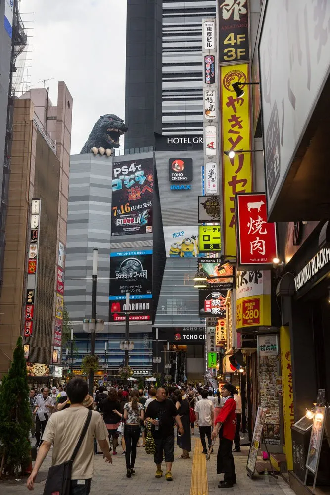 Godzilla in Tokyo