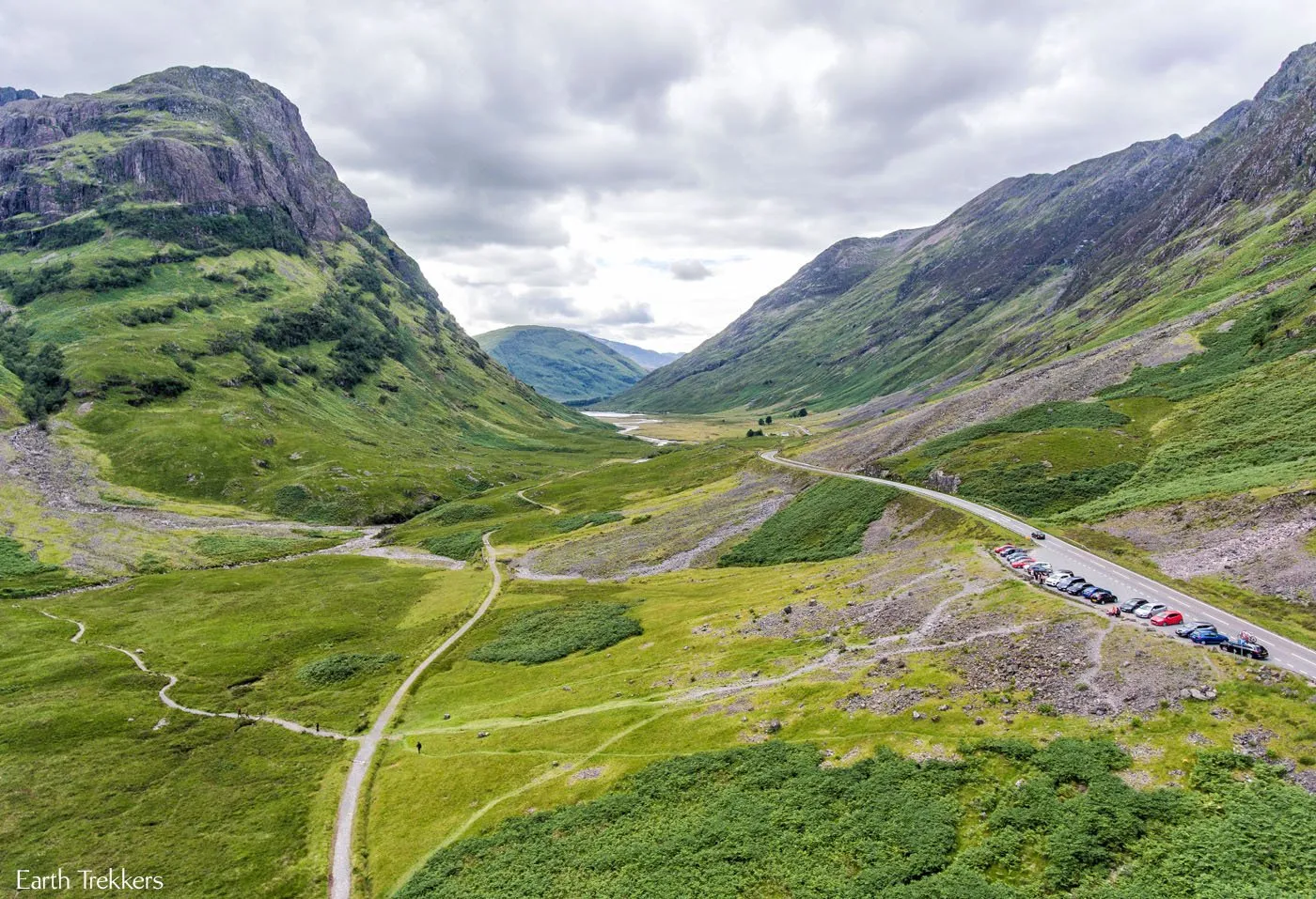 Drone Glencoe Valley