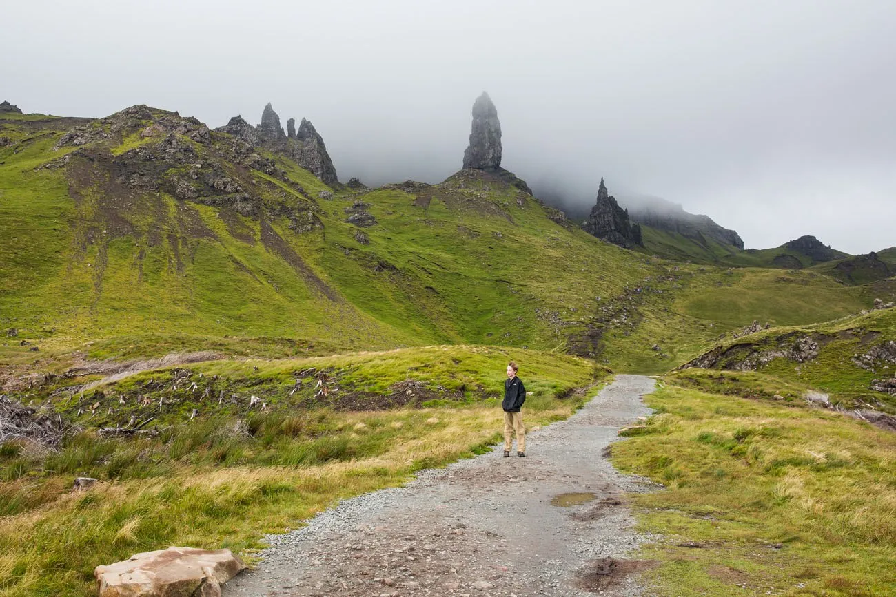 Hiking Old Man of Storr