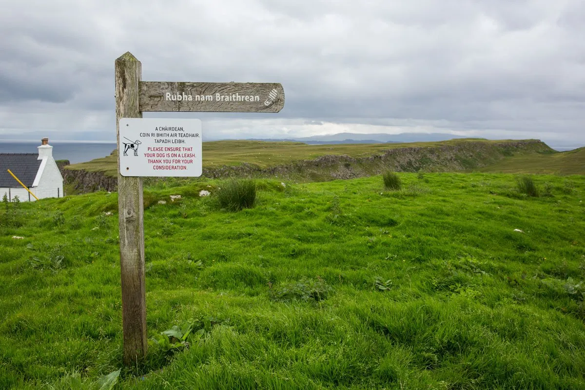 Hiking to Rubha nam braithrean