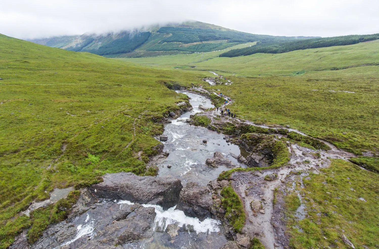 Fairy Pools Drone Scotland