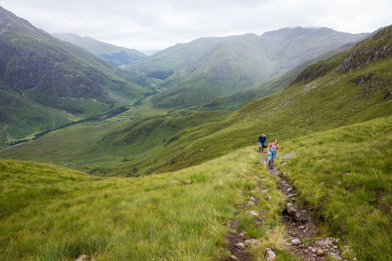 Hiking Scotland with kids