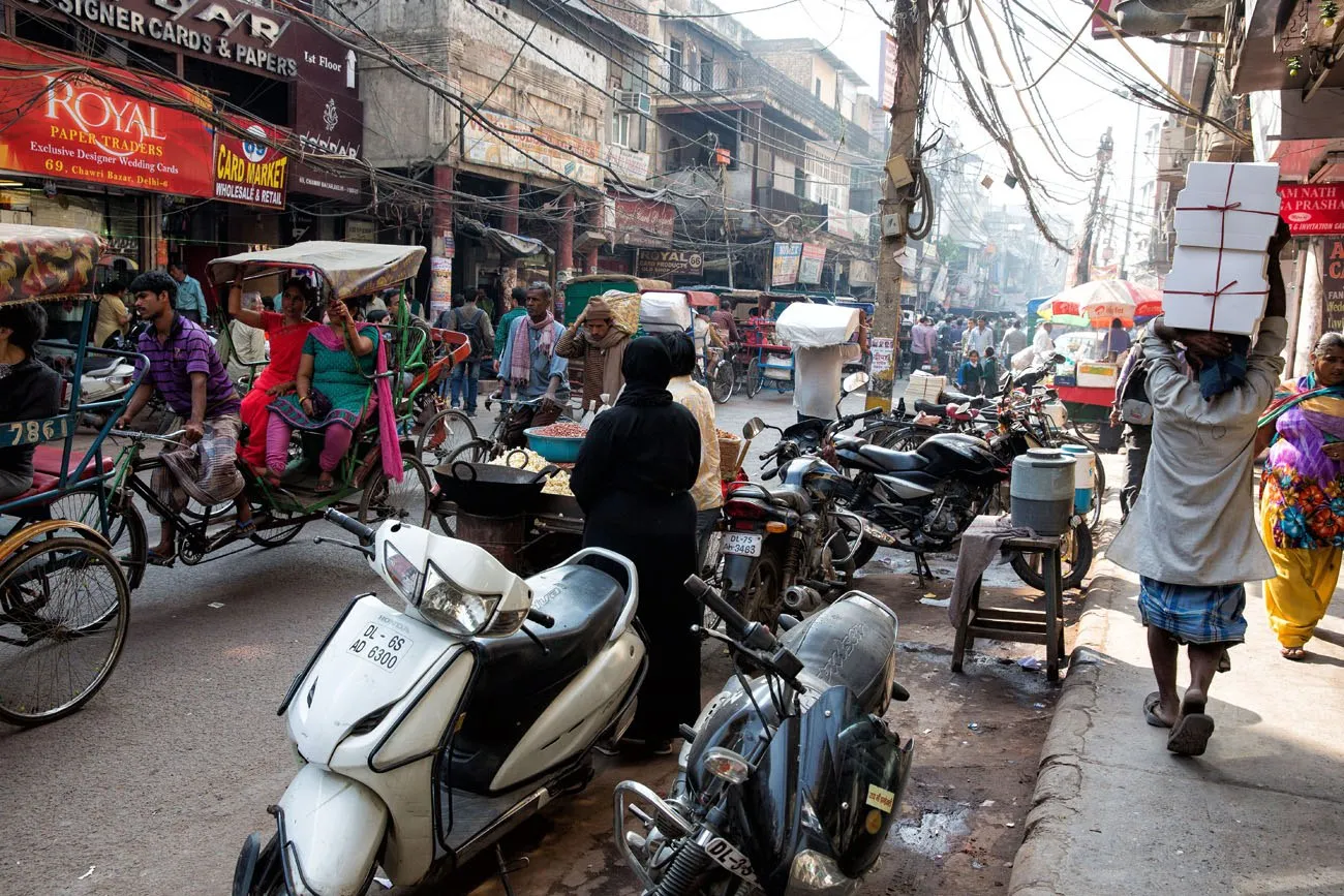 Old Delhi India street