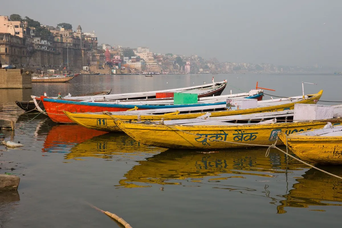 Boats on the Ganges