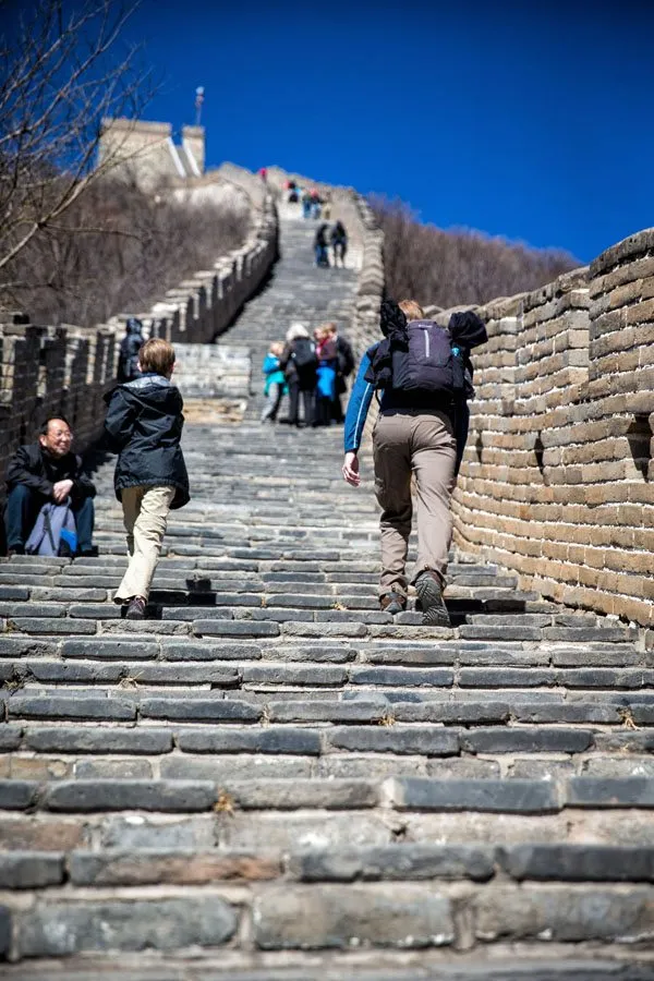 Mutianyu with kids