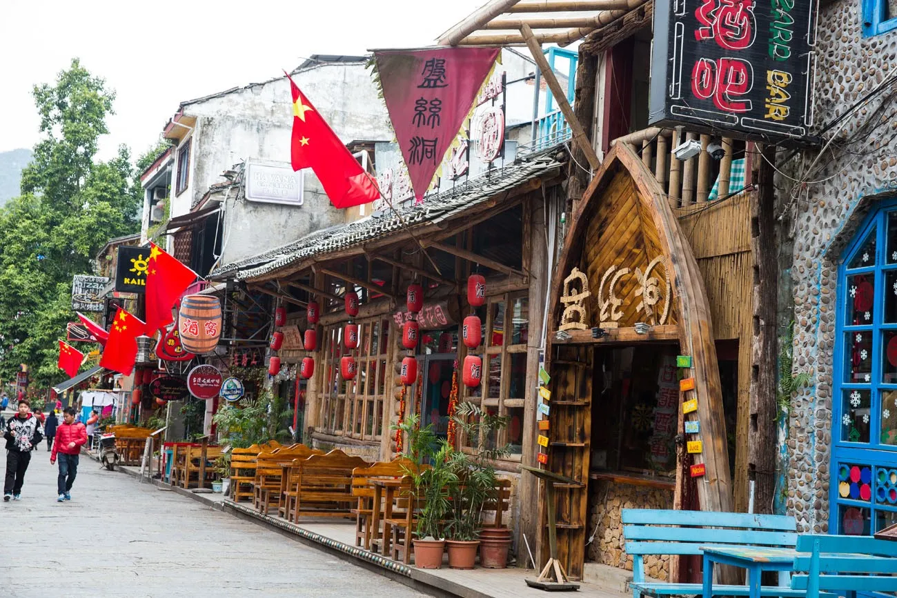 Shopping in Yangshuo