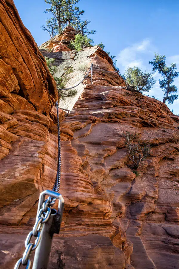 Chains on Angels Landing