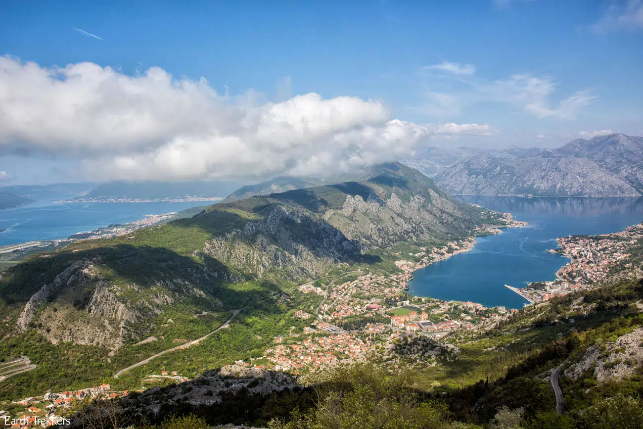 Overlooking Bay of Kotor