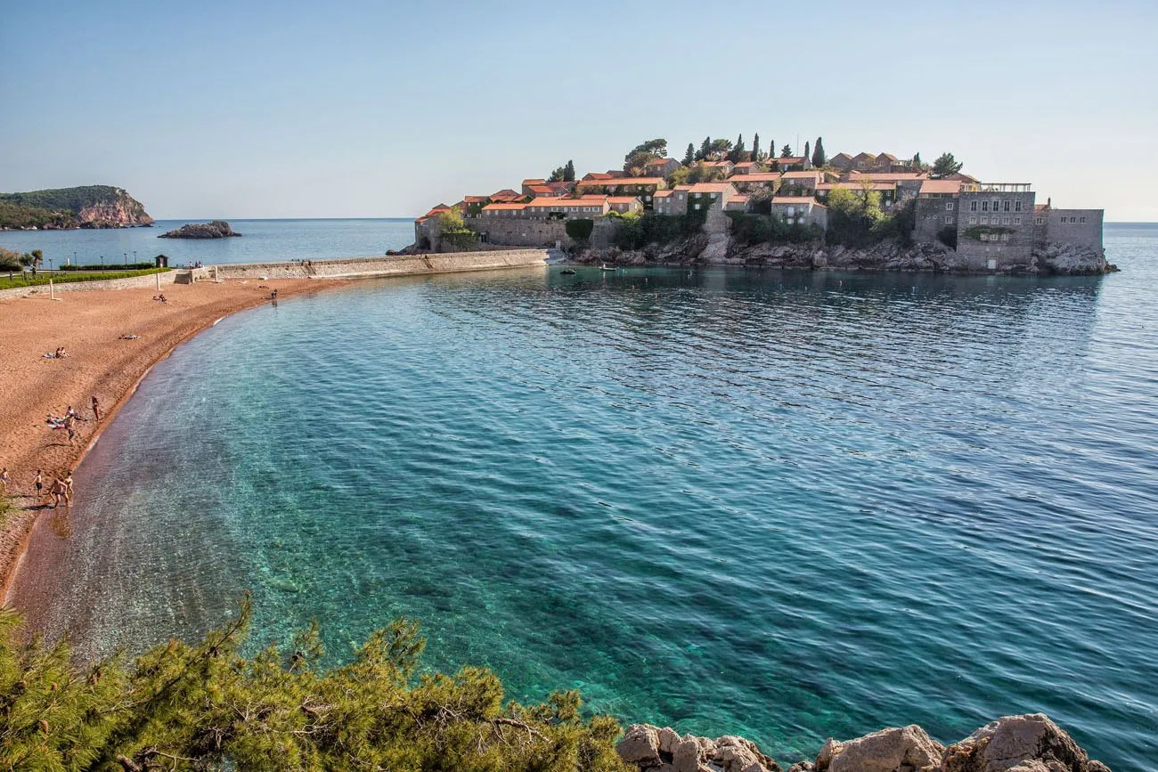 Sveti Stefan balkan peninsula itinerary