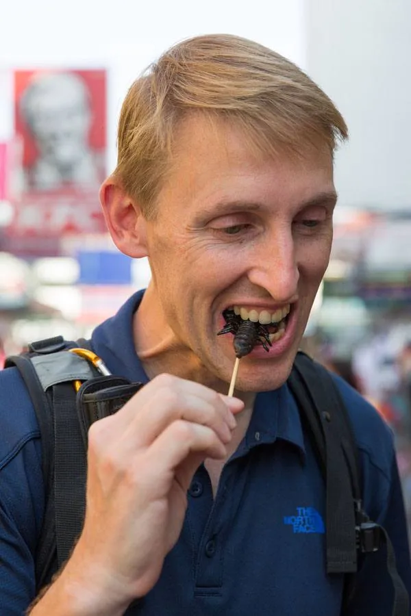 Eating a Scorpion