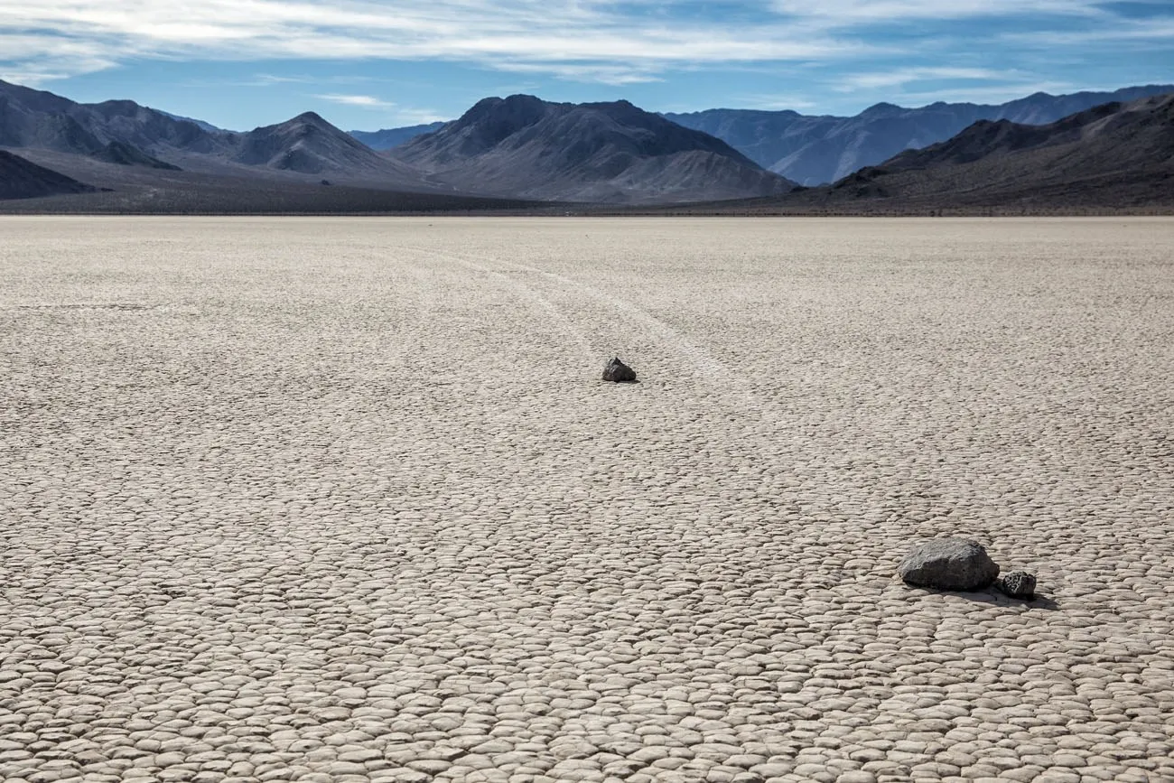 Moving Rocks Death Valley