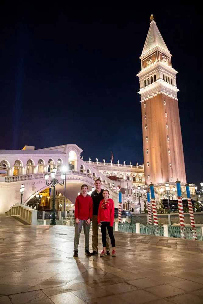 The Venetian Las Vegas with Teenagers