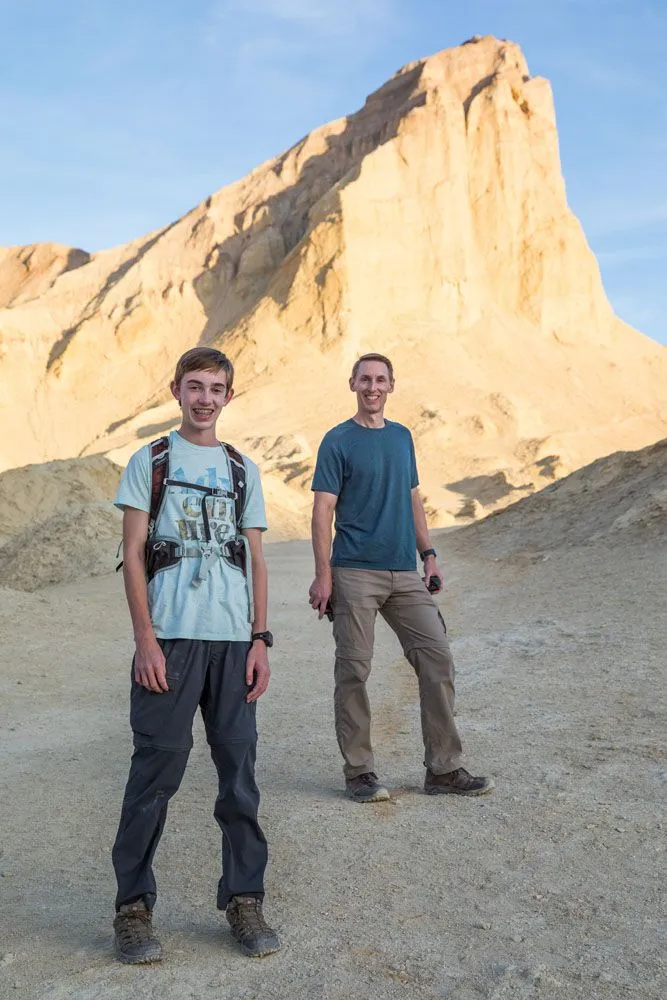 Tim and Tyler Hiking