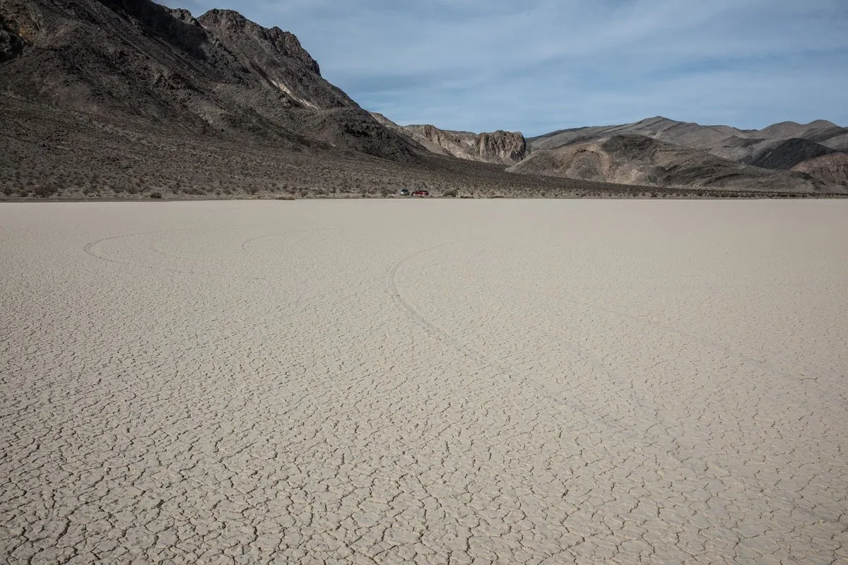 Tire Tracks Racetrack Playa