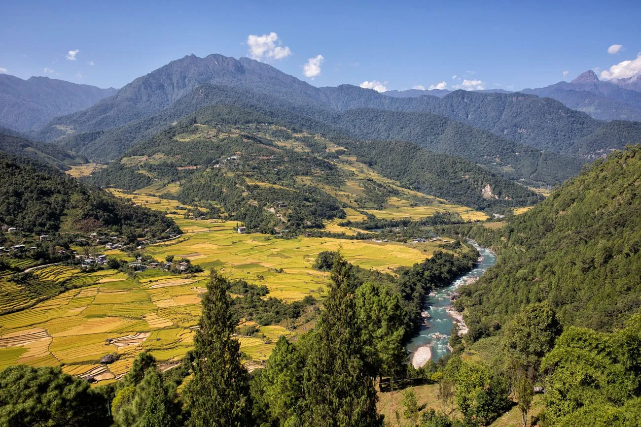 View of Bhutan