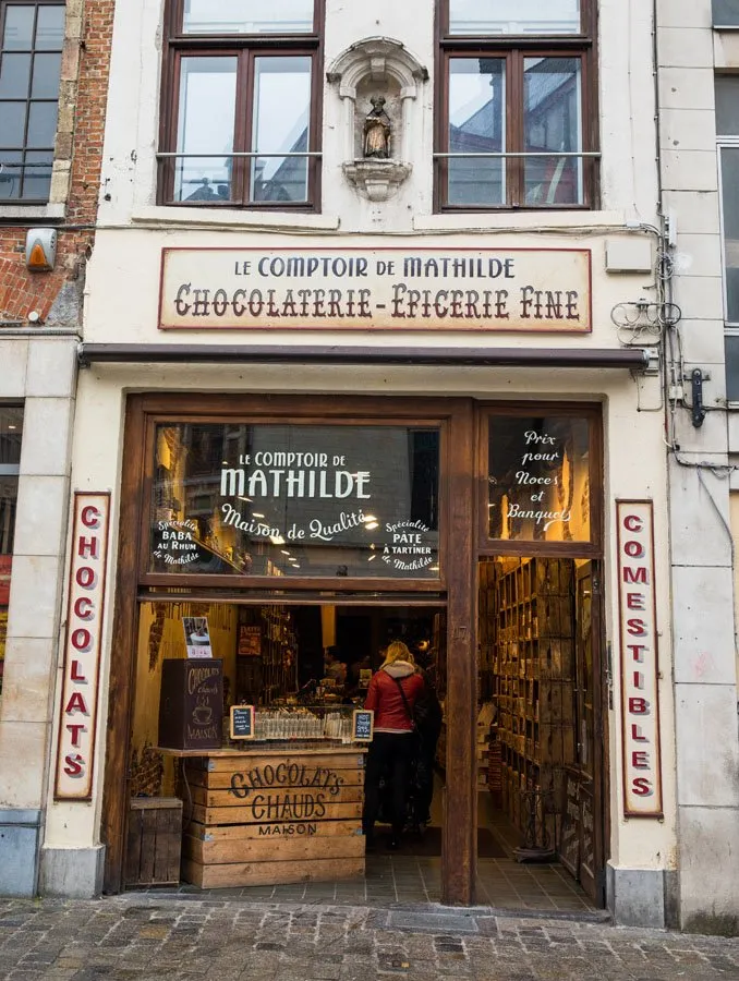 Comptoir de Mathilde Brussels chocolate tour