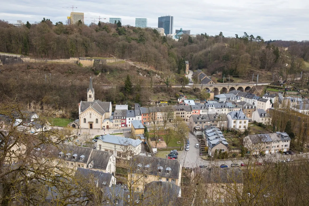 View of Luxembourg