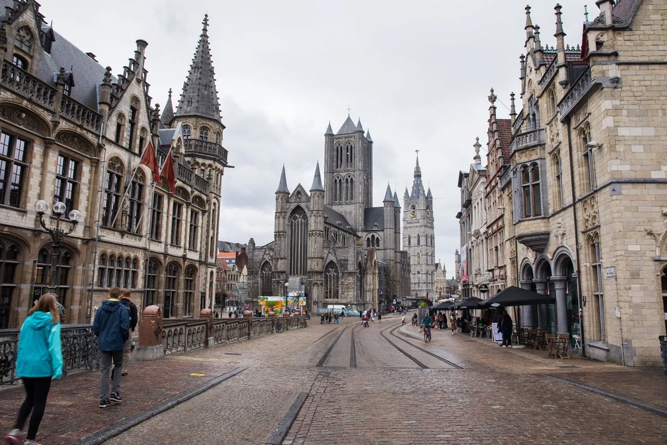 Walking through Ghent