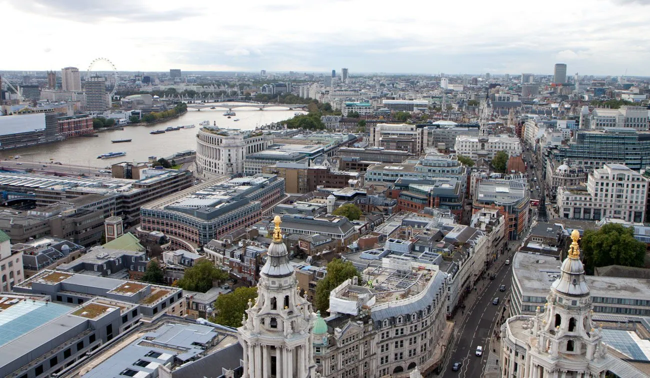 St Pauls View London Paris Amsterdam itinerary