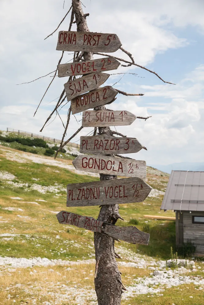 Hiking Sign Vogel