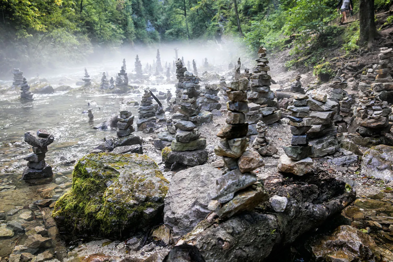 Vintgar Gorge Cairns