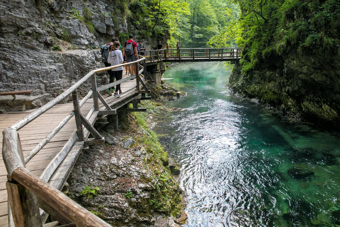 Vintgar Gorge in Summer