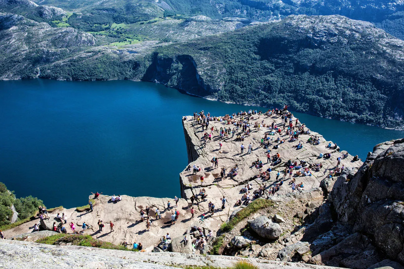 Pulpit Rock in August