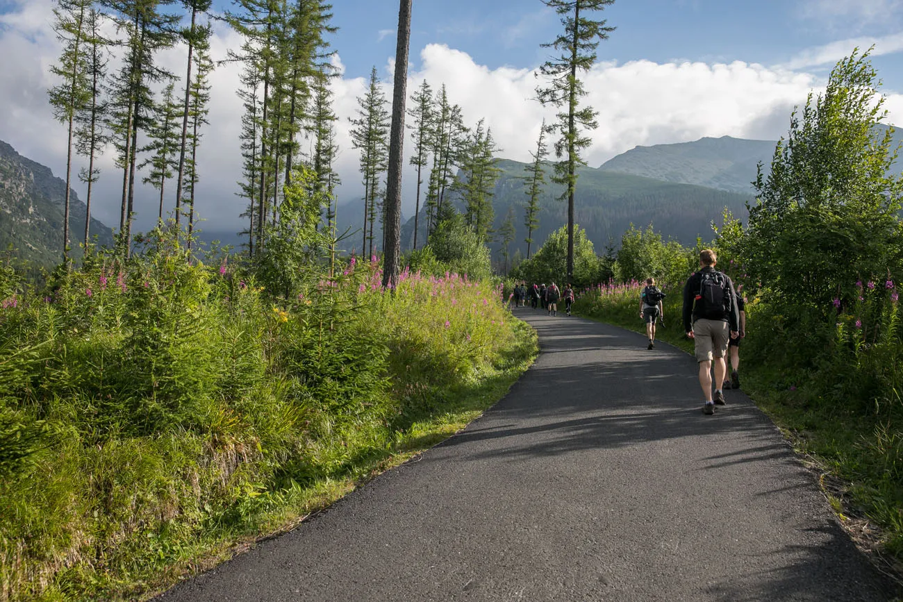 Road to Popradske Pleso