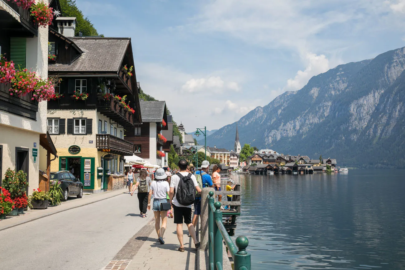 Walking in Hallstatt