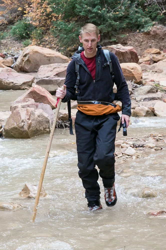 Hiking Zion Narrows in Autumn