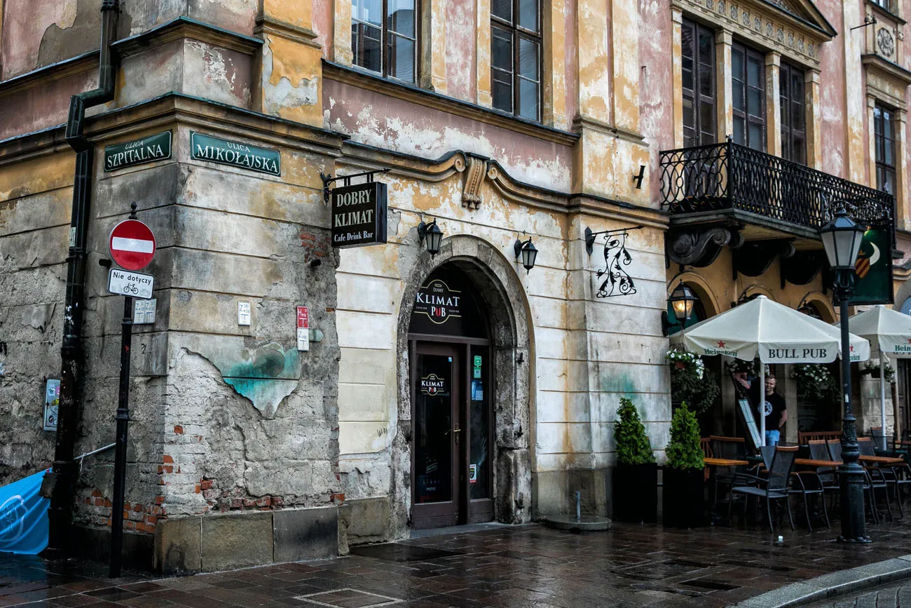 Krakow Cafe 10 day Poland itinerary