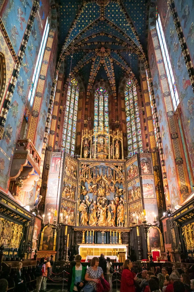 Inside St Marys Basilica