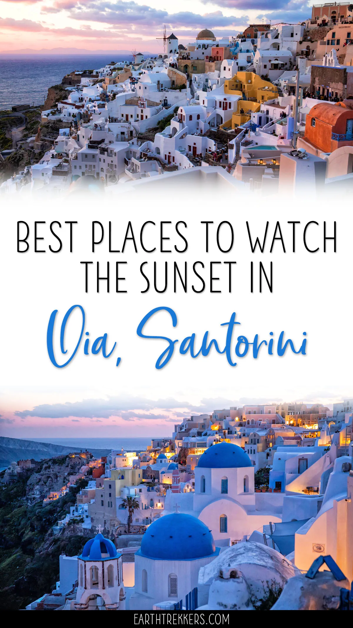 Best Sunset Spots Oia Santorini