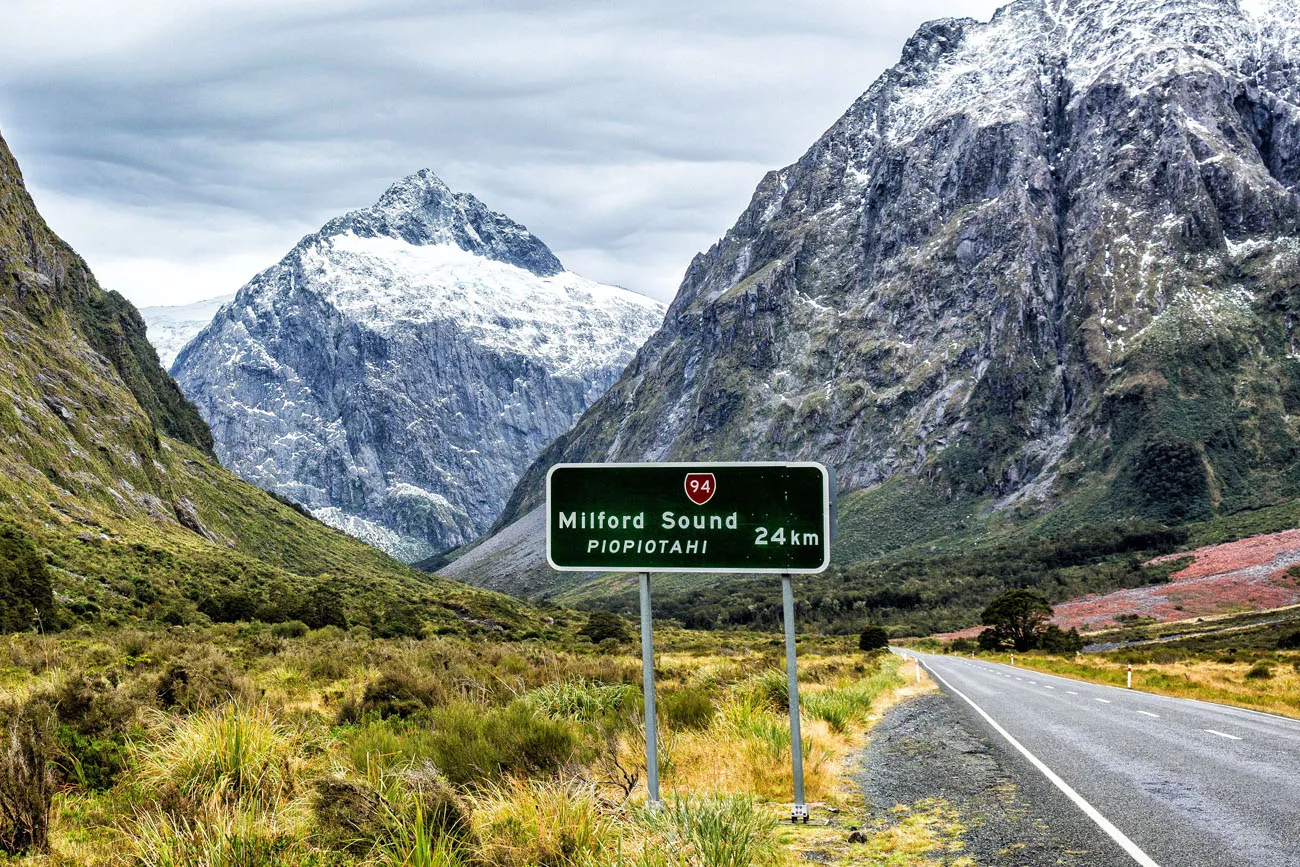 Road to Milford Sound