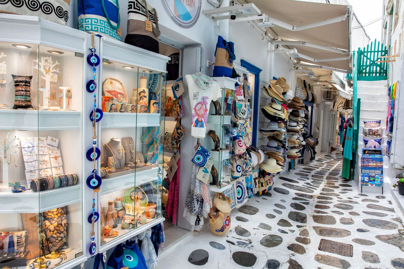 Shopping in Mykonos