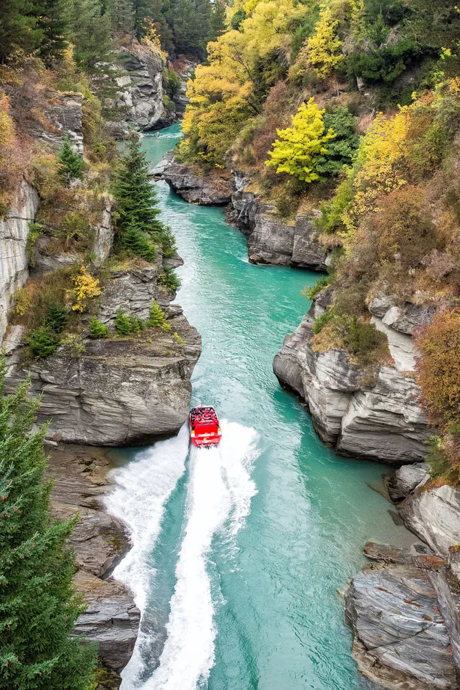 Shotover Jet New Zealand itinerary