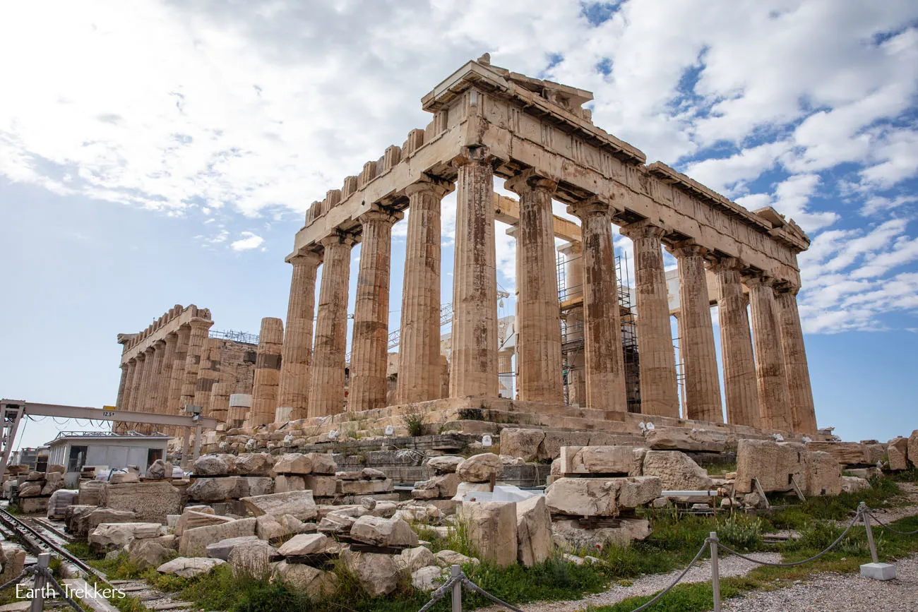 Parthenon in April