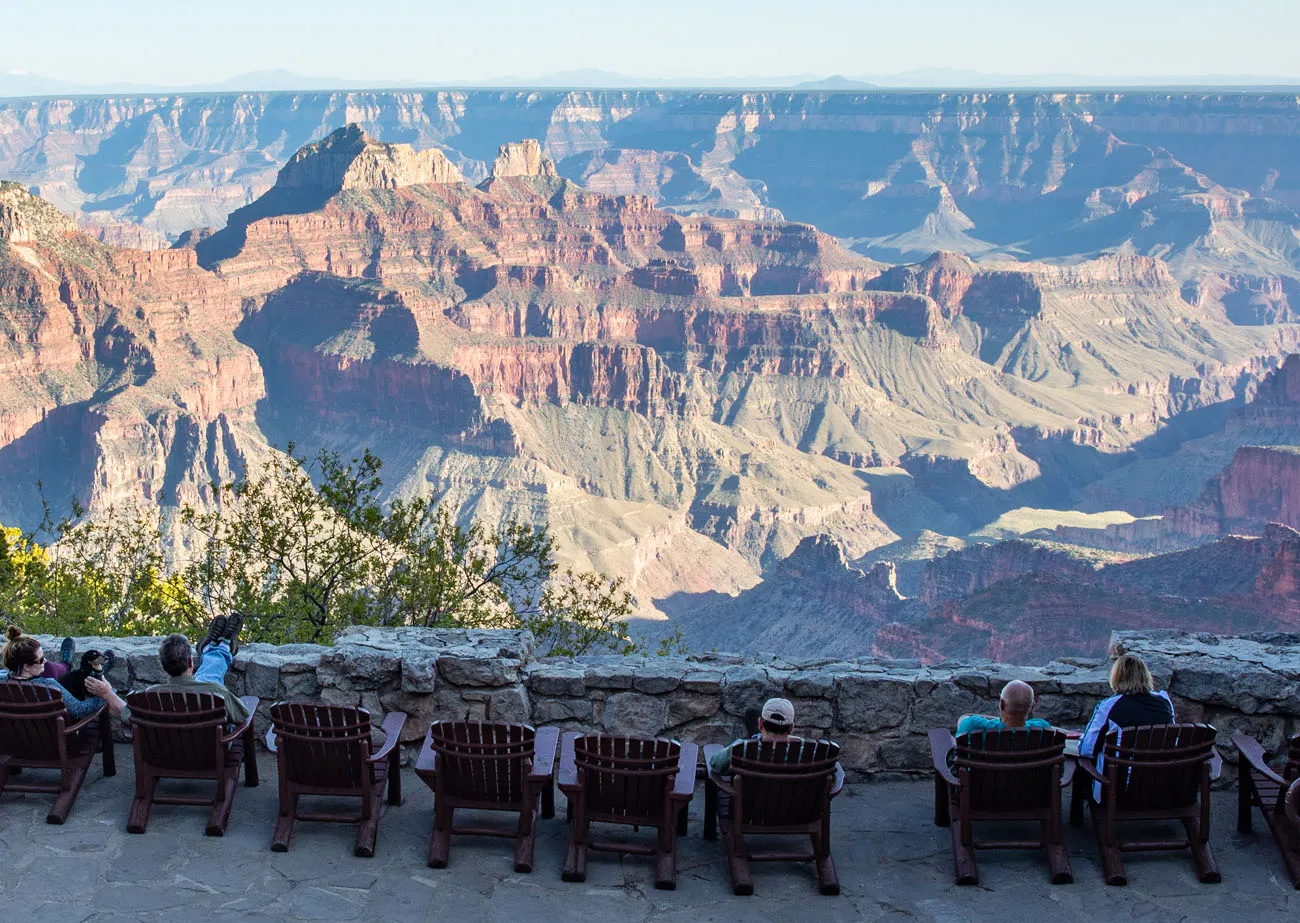 View of the North Rim Grand Canyon rim-to-rim