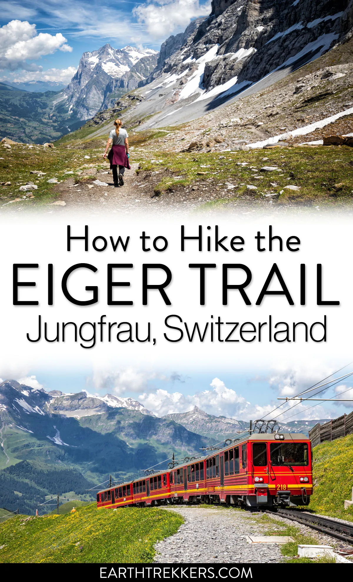 Hike Eiger Trail Jungfrau Switzerland