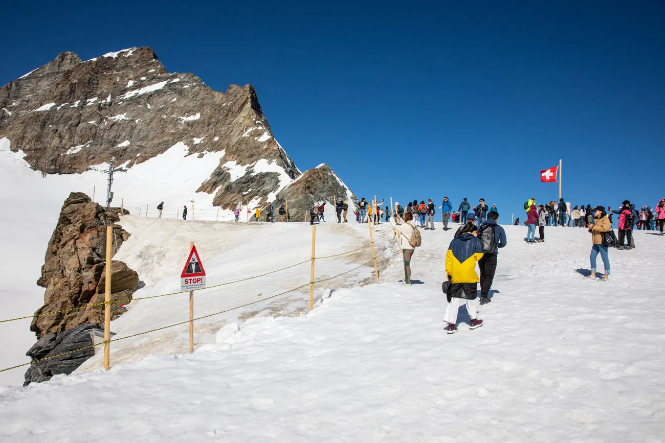 Glacier Plateau how to visit Jungfraujoch