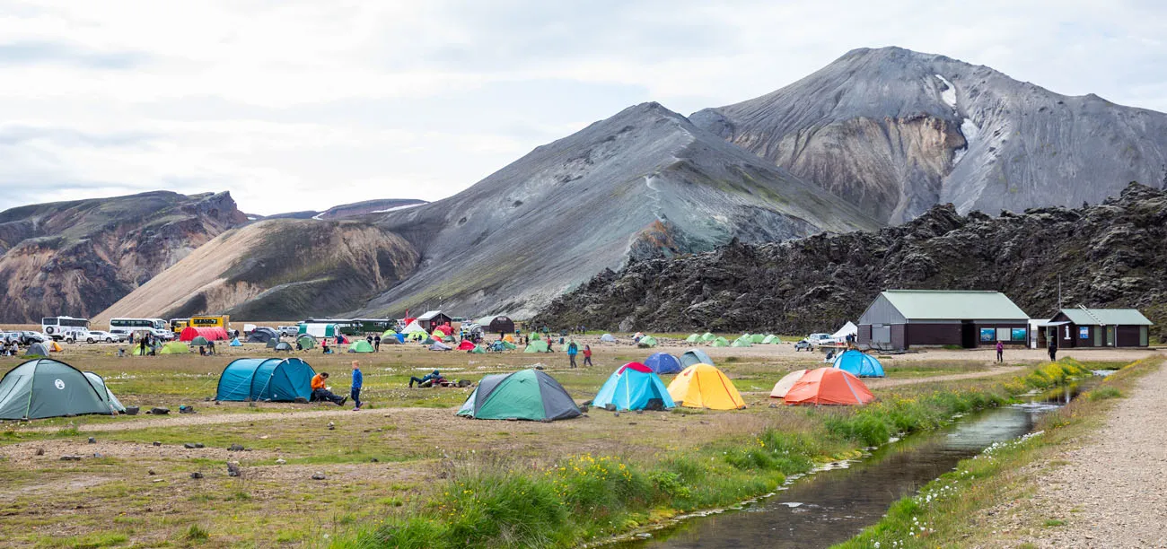 In Landmannalaugar