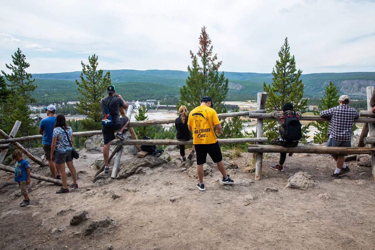 Overlook best things to do in Yellowstone