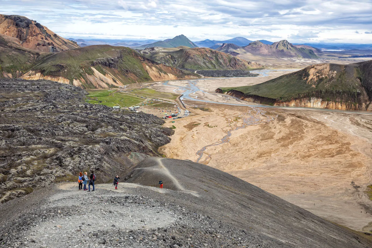 Overlooking Landmannalaugar